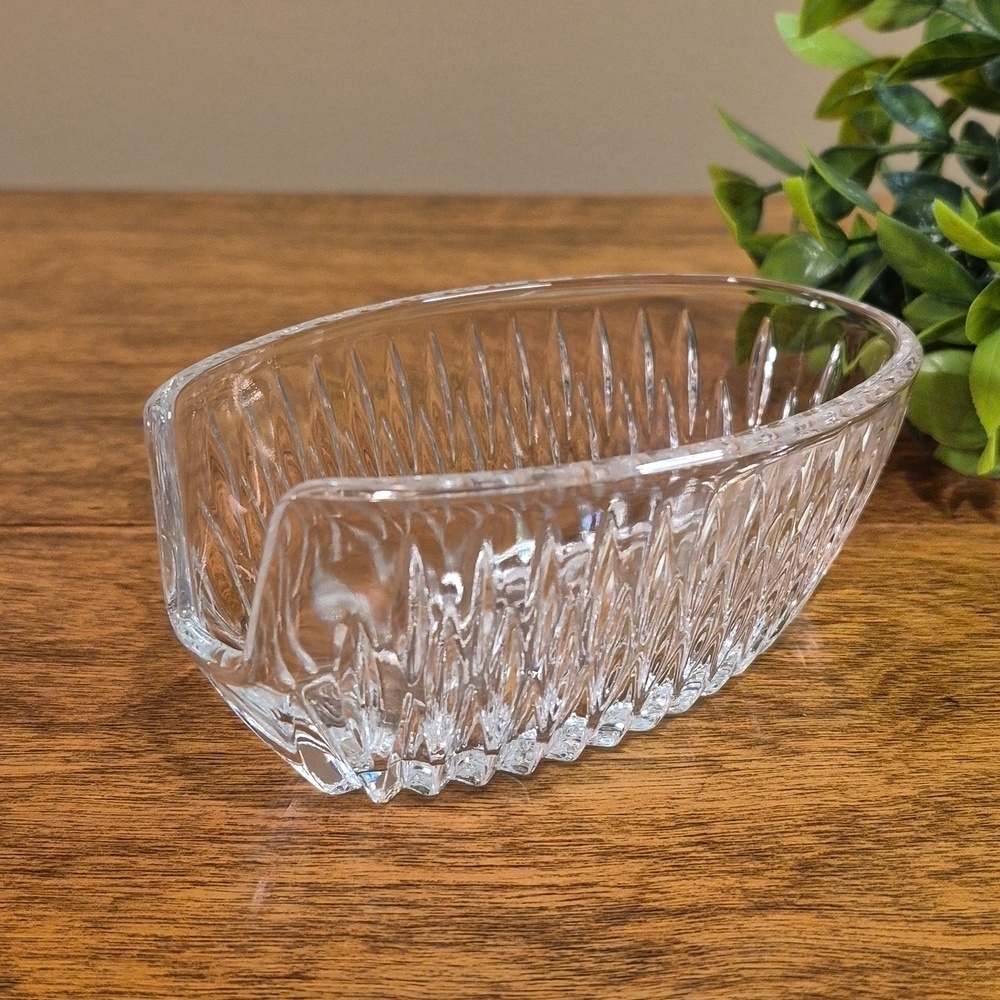 PRINCESS HOUSE Retired 'Royal Highlight' Lead Crystal Spoon/Fork Holder